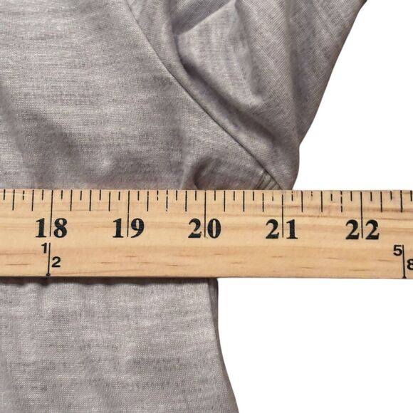 Soft Cloud Knit Muk Luks Small CARDIGAN Oversized Light Gray Comfort Drape - Picture 6 of 10